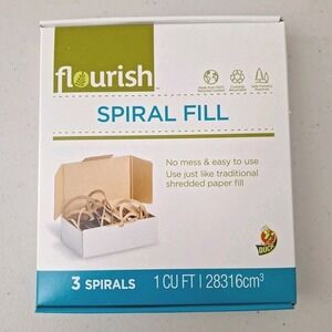 6 x NEW Duck Brand Shipping Packing Spiral Cushion Fill Recycled SET OF 6 BOXES